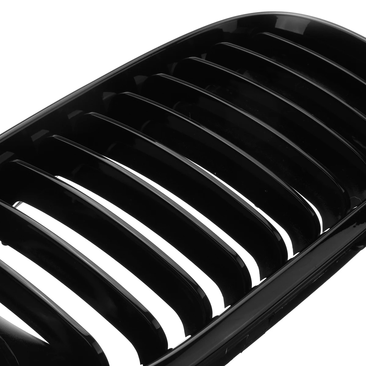Glossy Black Front Kidney Single Slat Grill Grille For BMW E46 4 Door 4DR 3 Series 320i 325i 330i 2002-2005 Racing Grills