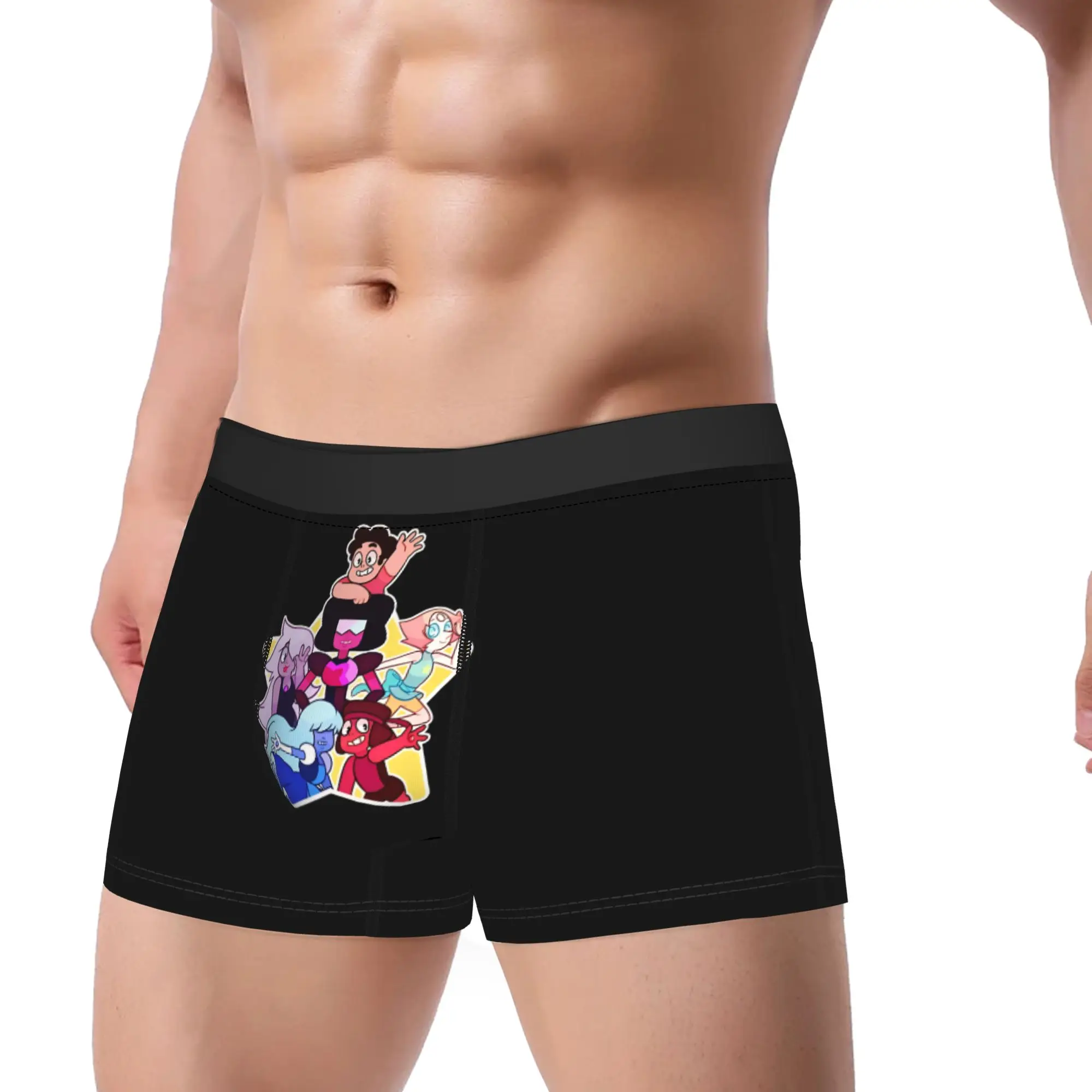 Garnet Peridot Lapis Lazuli Man Underwear Steven Universe Boxer Briefs Shorts Panties Novelty Breathable Underpants for Homme