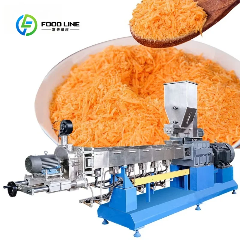 Customized Automatic Bread Crumb Production Line High Uniform Molding For Commercial Food Processing Plant