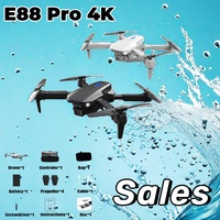Original Drone E88 4k wide-angle HD camera WiFi fpv height Hold Foldable RC quadrotor helicopter Children's toys