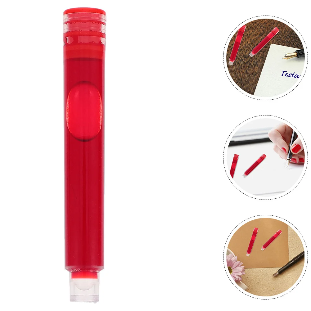 50 peças recargas de tinta para caneta tinteiro substituição pacote em massa recargas de tinta para caneta tinteiro suprimentos experiência de escrita suave escola