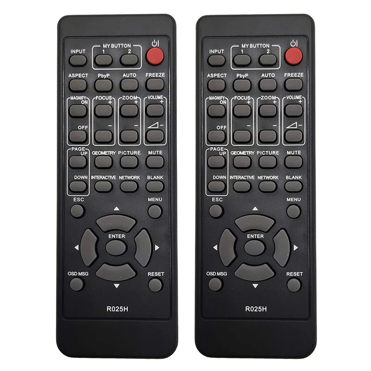 Remote Control R025H for Hitachi Projector CP-X5555 CP-X5550 CP-WX5505 CP-EW5001WN CP-EX3051WN LP-AW4001 LP-AW3