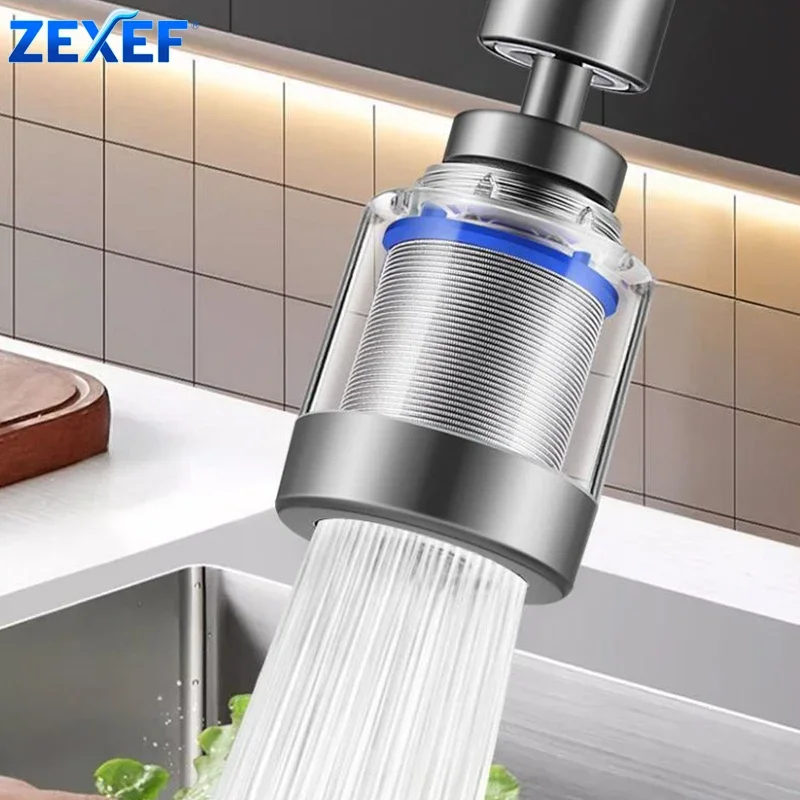 

ZEXEF 1 шт. 316, фильтр для крана из нержавеющей стали, бытовой фильтр для питьевой воды для кухни и ванной комнаты, 360 ° Вращающаяся головка распылителя крана