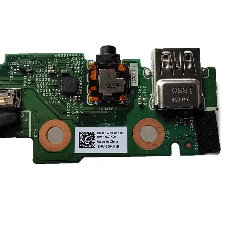 New Laptop Built-in USB Audio Board Original For Dell Inspiron 13 7386 0PG21H Audio Interface Board Notebook Accessories