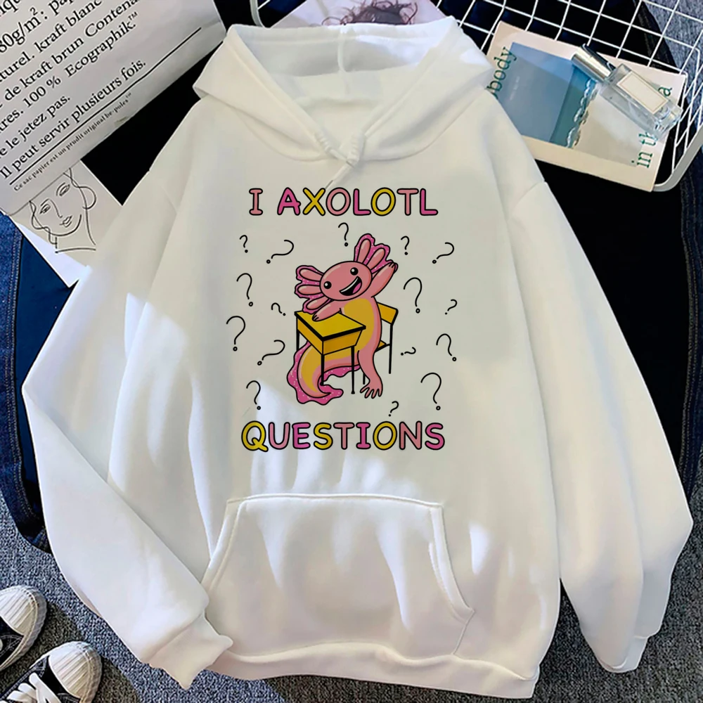 

Axolotl hoodies women long sleeve top anime clothing Hooded Shirt women 90s Hooded Shirt