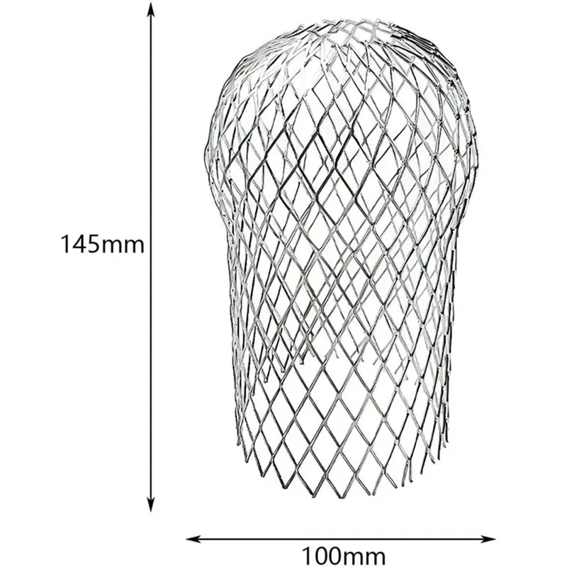 LUCK 8 Pack Gutter Downspout Guards,Gutter Strainer Gutter Downspout Protectors for Preventing Blockage Leaves Debris
