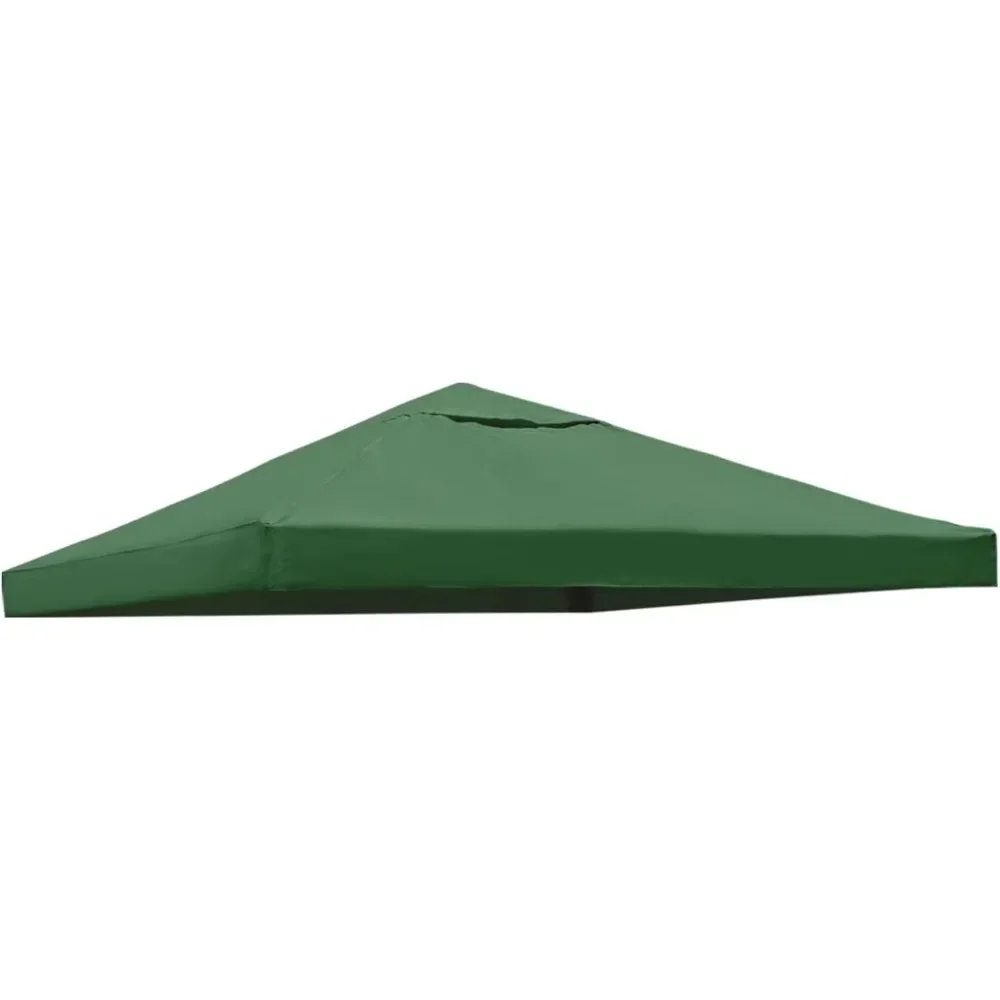 LooDro 10'X10' Canopy Replacement Cover Gazebos & Pergolas Pop Up Tent Shelter Sunshade Waterproof Roof Top with Air Vent