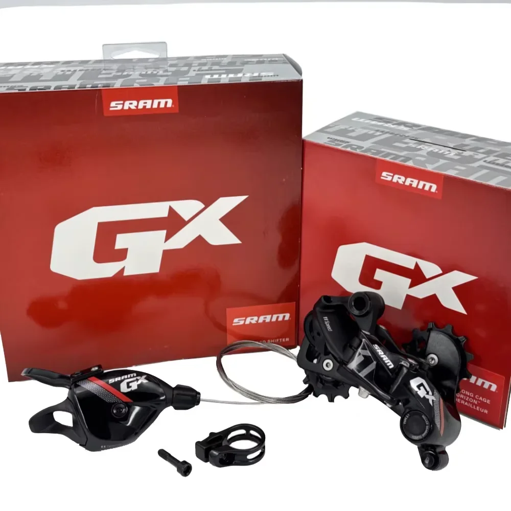 SRAM GX 11-speed Groupset GX 11-speed X-ACTUATION Trigger Shifters and GX 1x11 X-HORIZON Rear Derailleur