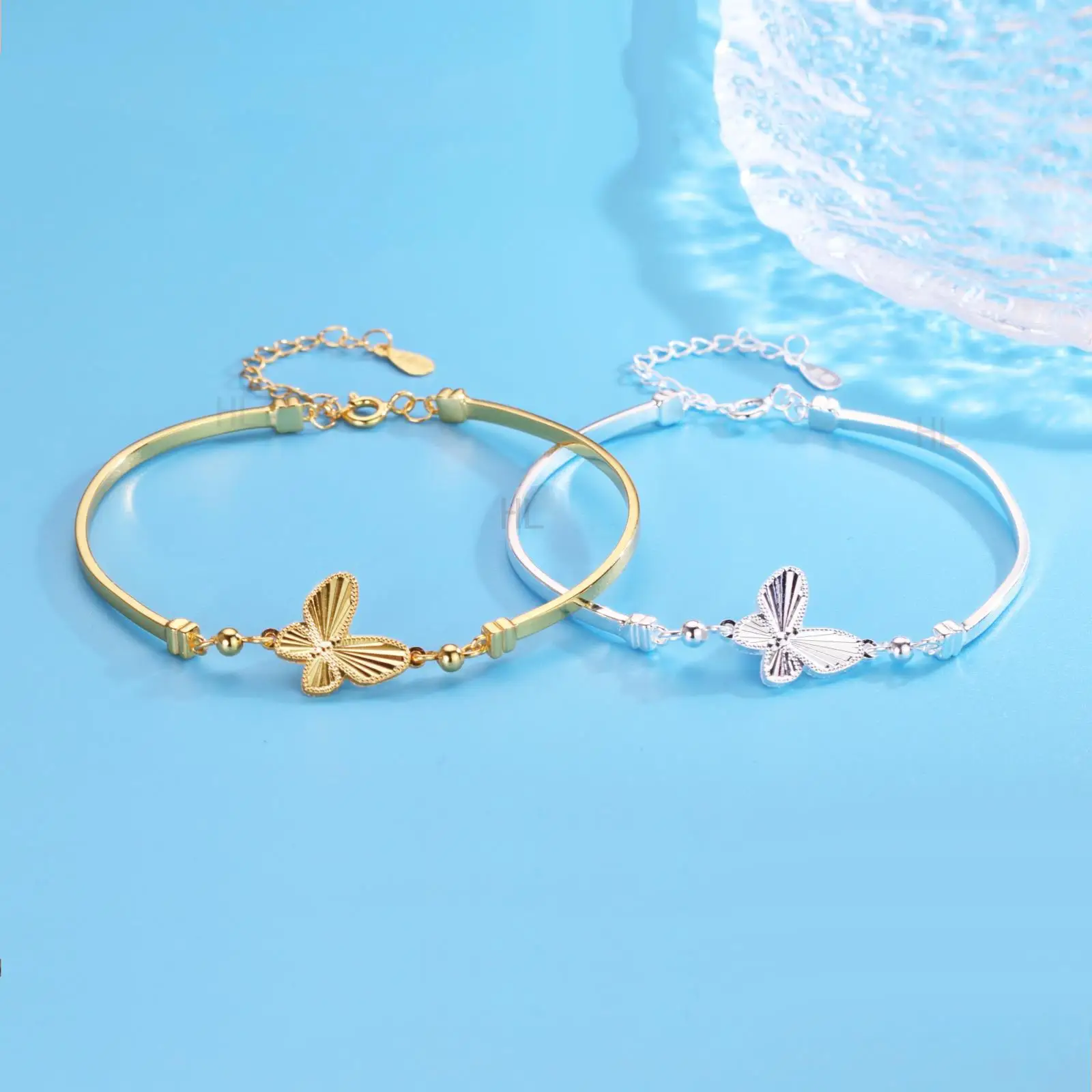 990 Sterling Silver Butterfly CNC Bracelet for Women 2026 Vintage Bangle Unique Chinese Style Jewelry Nice Gift for Best Friend
