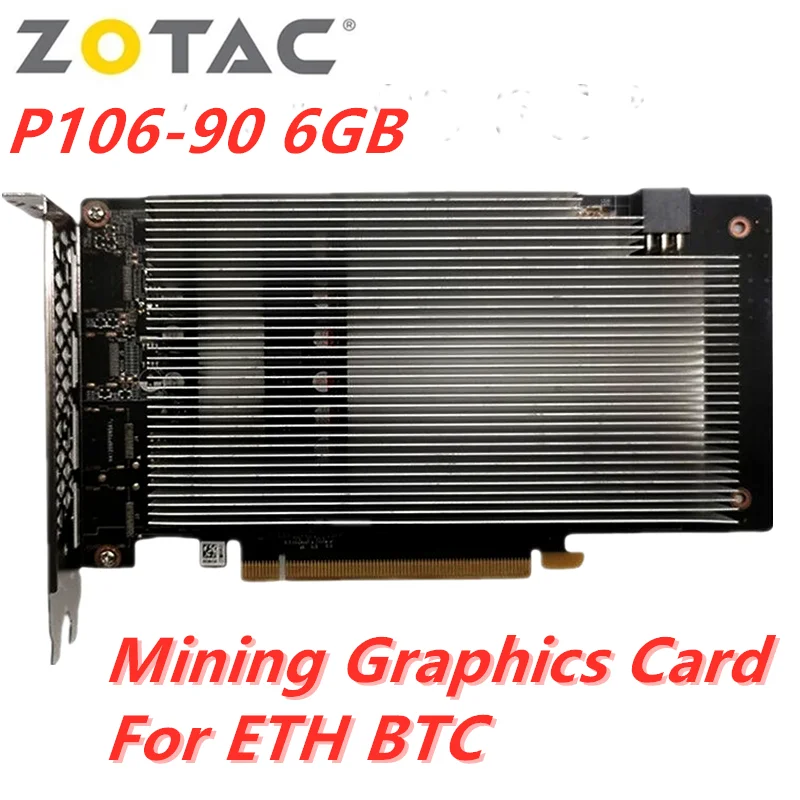 

Zotac P106 090 6GB/3GB Graphics Cards Mining ETH/ETC/ERG 11mh/S GPU GTX 1060 For Coin Miner Ethereum Bitcoin Game High Quality