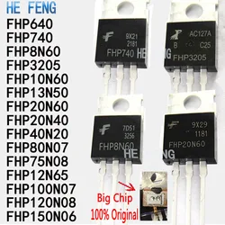 10PCS/lot  FHP740 FHP640 FHP8N60 FHP3205 FHP10N60 FHP13N50 FHP20N60 FHP20N40 FHP40N20 FHP80N07 12N65150N06 Original TO-220