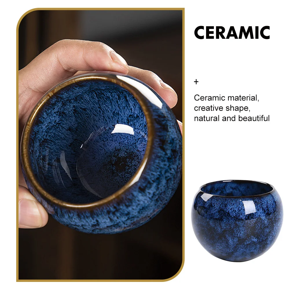 

Ceramic Tea Cup Retro Style Classic Design High Temperature Resistance Suitable for Home Tea House Gift