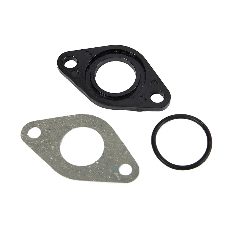 2Set 70cc-125cc Carburetor Intake Manifold Pipe Gasket Spacer Seal For Chinese Engine Dirt Pit Bike Black