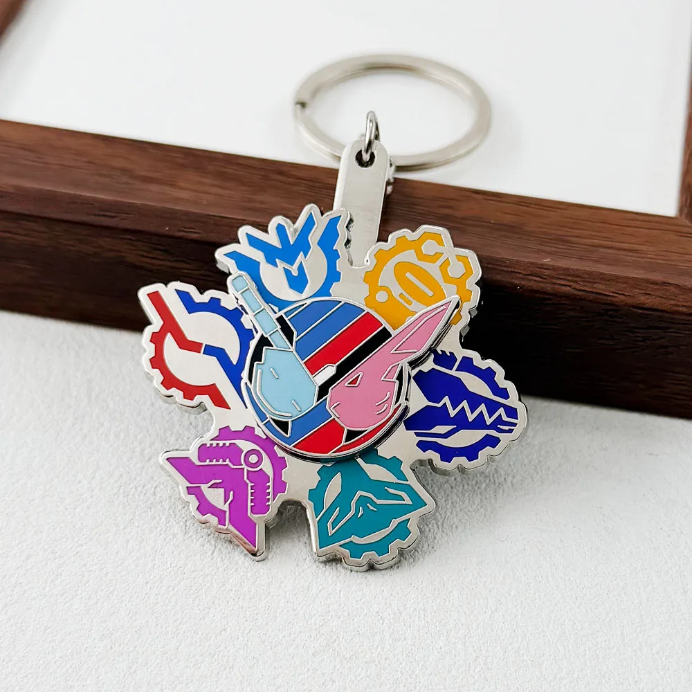 

Kamen Rider Build Rotating Keychain All Build Riders Key Ring 70s Japanese Classic Anime Pendant Fans Gift Souvenirs