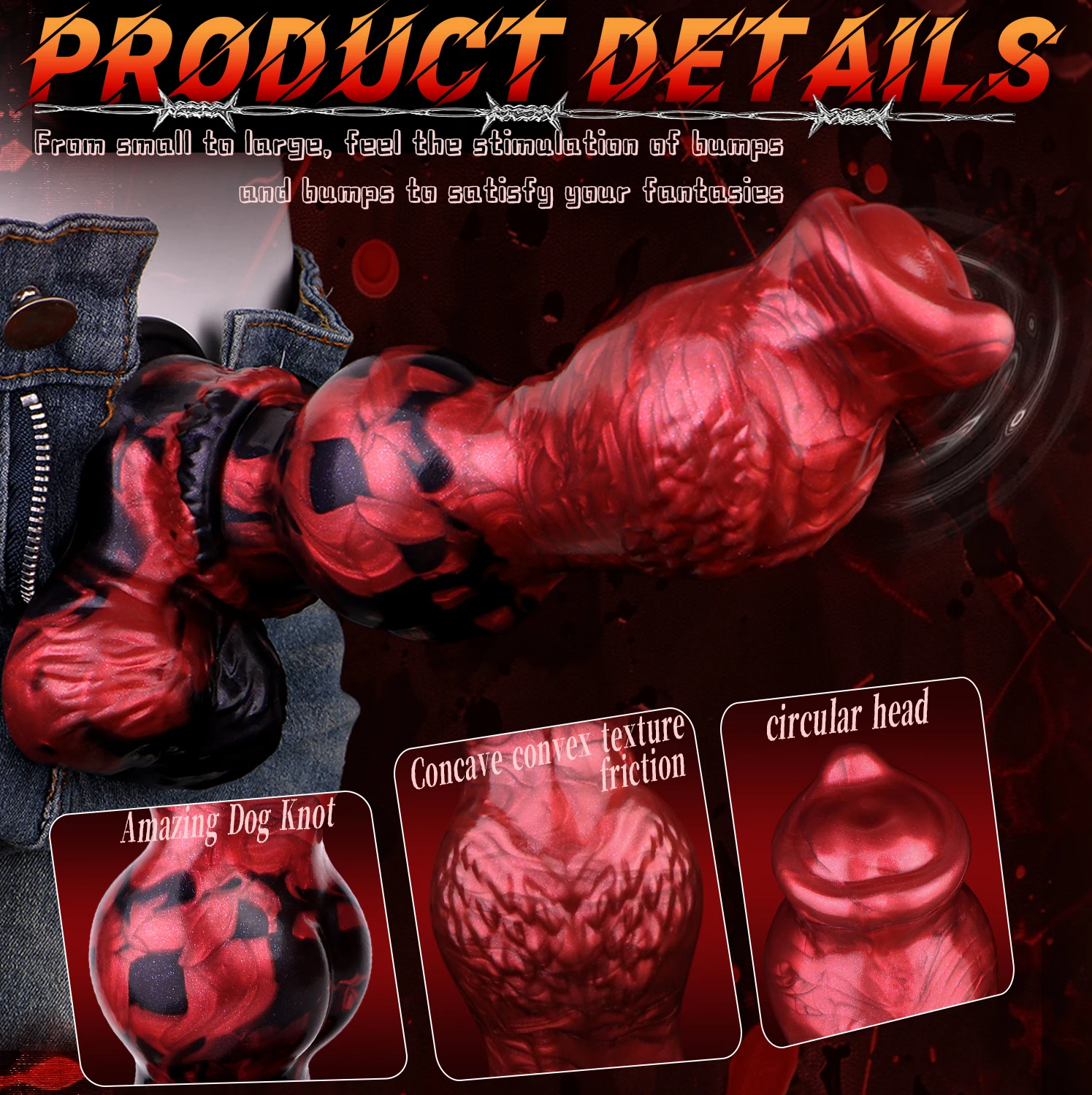 Elkkost fantasia dragão nó vibrador silicone realista cão monstro vibradores brinquedo sexual anal com otário pênis alienígena para g ponto próstata