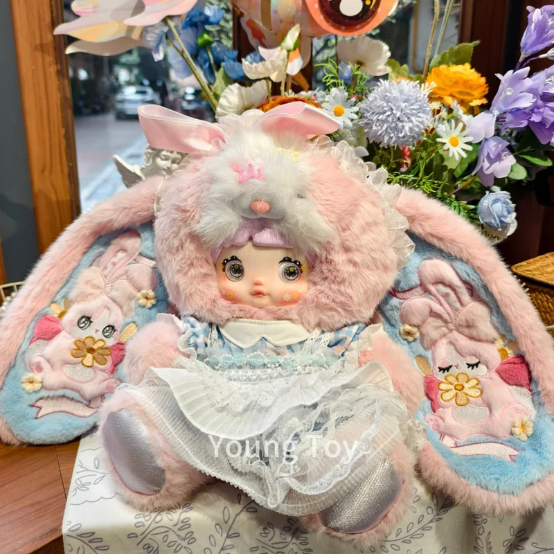Nommi Cute Plush Rabbit Doll Hanging Card Limited Edition Stuffed Animal Toy Gift With Little Daisy Design Soft And Huggable