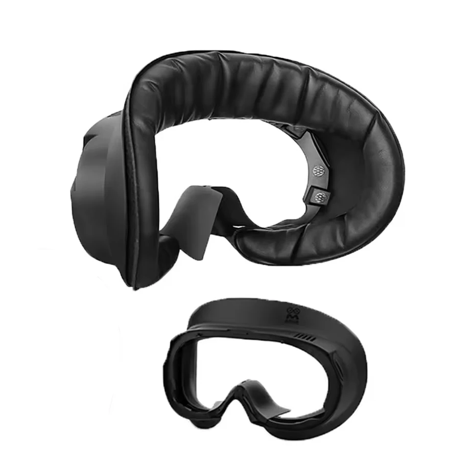 Braket Wajah VR Pengganti Penutup Masker Mata Wajah Kulit PU untuk Aksesori Penutup Pelindung Kacamata PICO 4/4 Ultra/Pro VR
