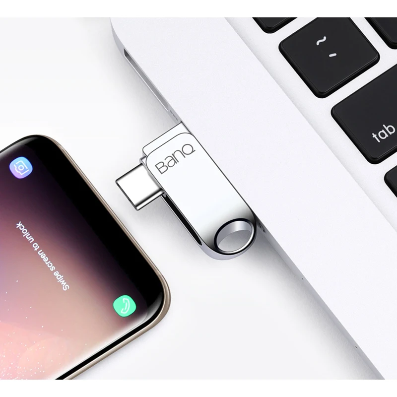 Chave 64gb 3.0 gb tipo c pendrive de alta velocidade 2 em 1 mini vara da memória pen drive 32gb otg usb 128 pen drive usb c61 usb