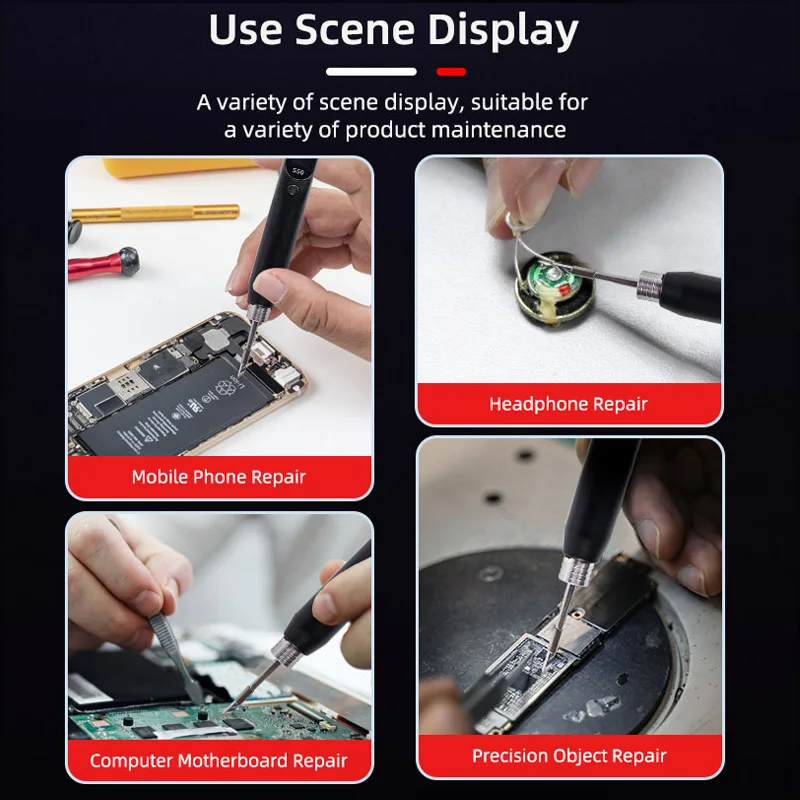 Fer à souder compatible avec les pointes à souder C210, équipement électronique de précision, réparation mobile, antistatique, caractéristique S60
