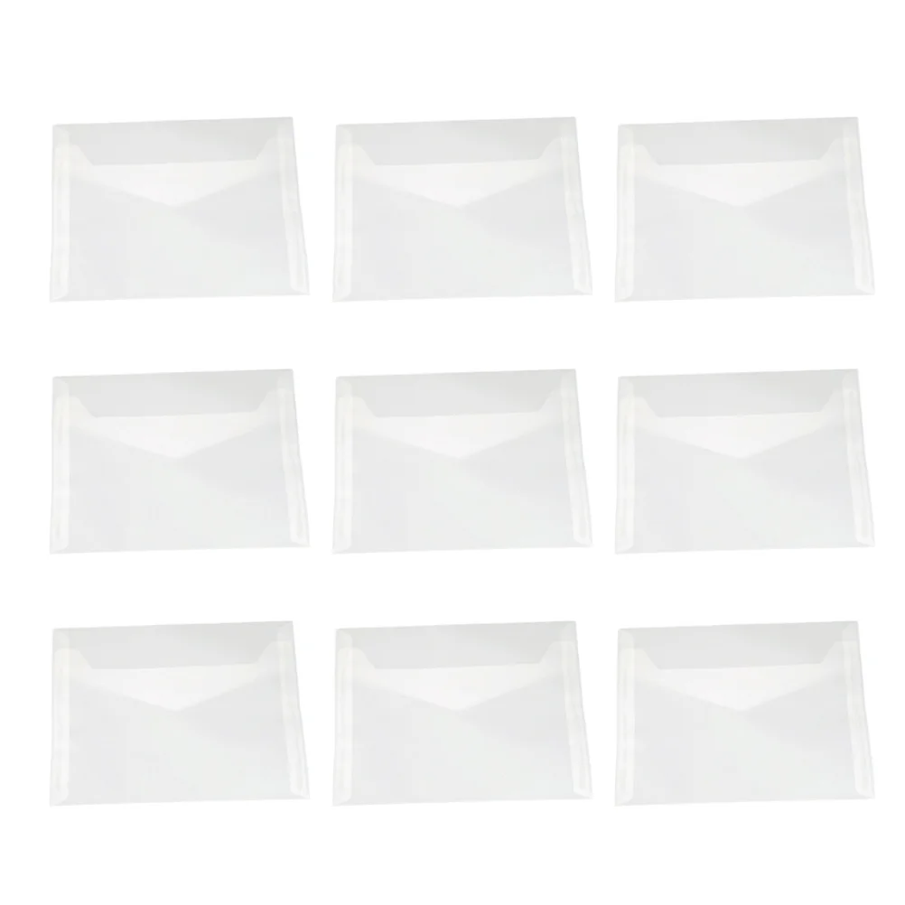 

50pcs 12.5X17.5Cm Envelope For Letters Translucent Security-Tinted Document Pouch White Env For Cards Birthday Graduation