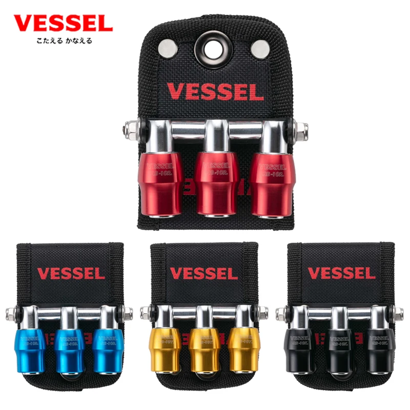 Vessel-bit Holder Conjunto com Linhas Quick Catcher Suporte do Soquete Adaptador de Broca Chave Qb10b3k Qb-10b3r Qb-10b3b