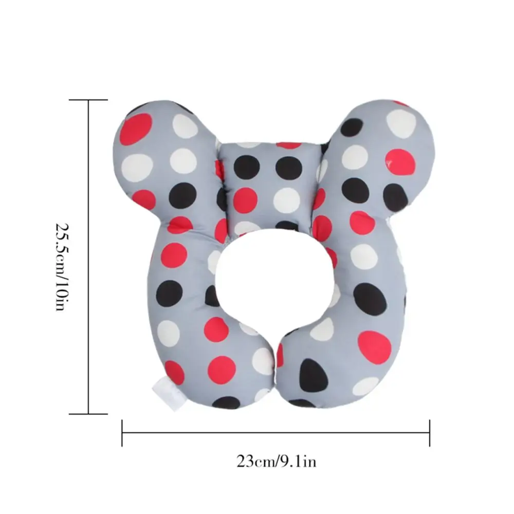 ป้องกันการเดินทางรถที่นั่งหัวและหมอนรองคอนุ่มหมอนรองคอเด็ก U รูปร่าง Headrest ป้องกันศีรษะเบาะ