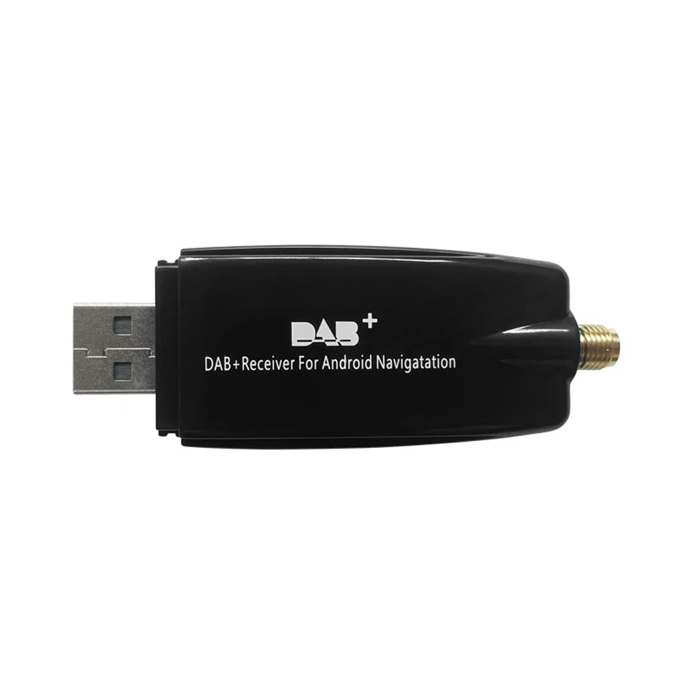 Car DAB+ Box Antenna Aerial DAB+ Box Radio Receiver Adapter USB Interface Portable for Android 5.1 and Above Car Radio