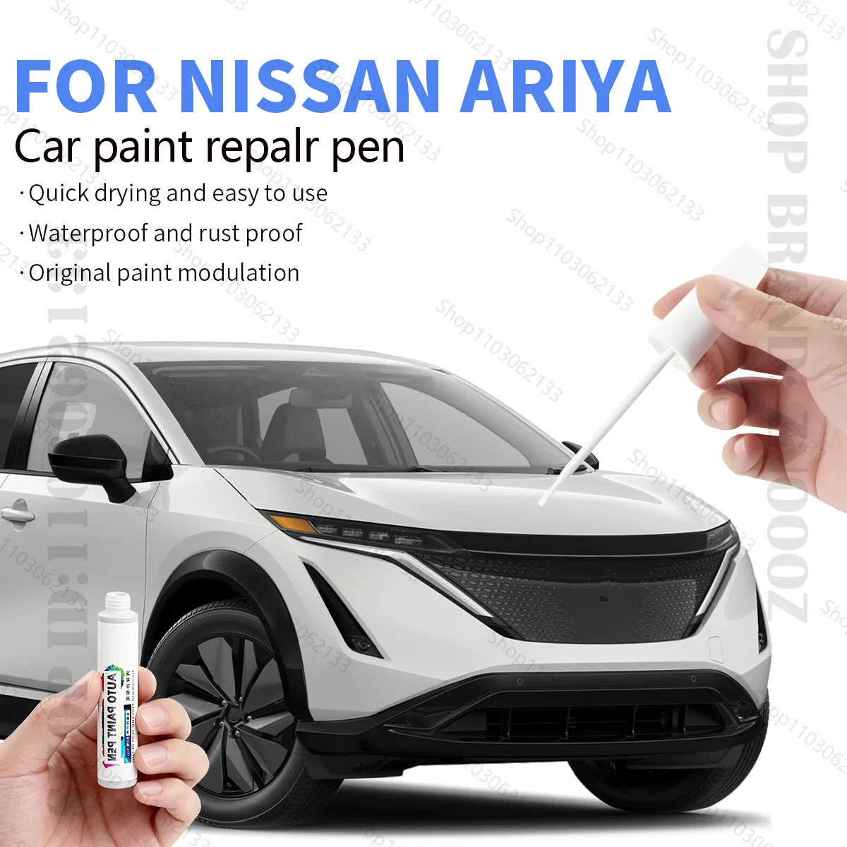 

Ручка для ремонта автомобильной краски для Nissan Ariya 2022-2025 аксессуары для ремонта царапин краска зеленый черный красный белый красный серебристый серый золотой