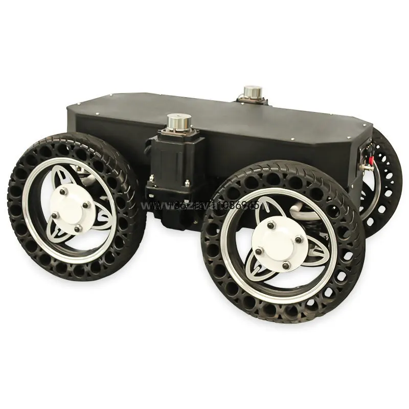 Stock Available Wheeled Chassis with Super Reduction Ratio and a Differential Steering Gear, Ready to Ship