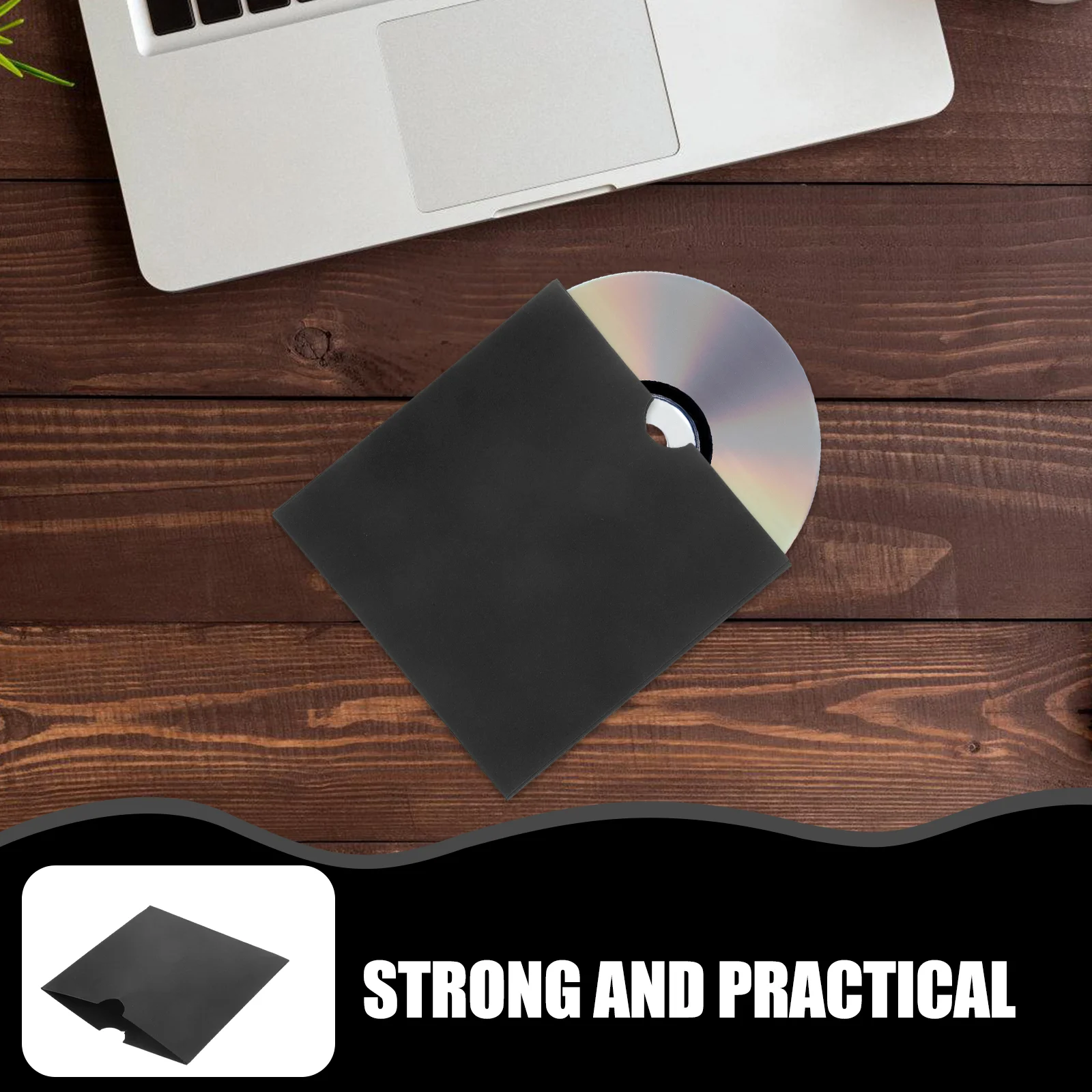 Papel Kraft Envelopes para Armazenamento, DVD e CD Titular, 25PCs