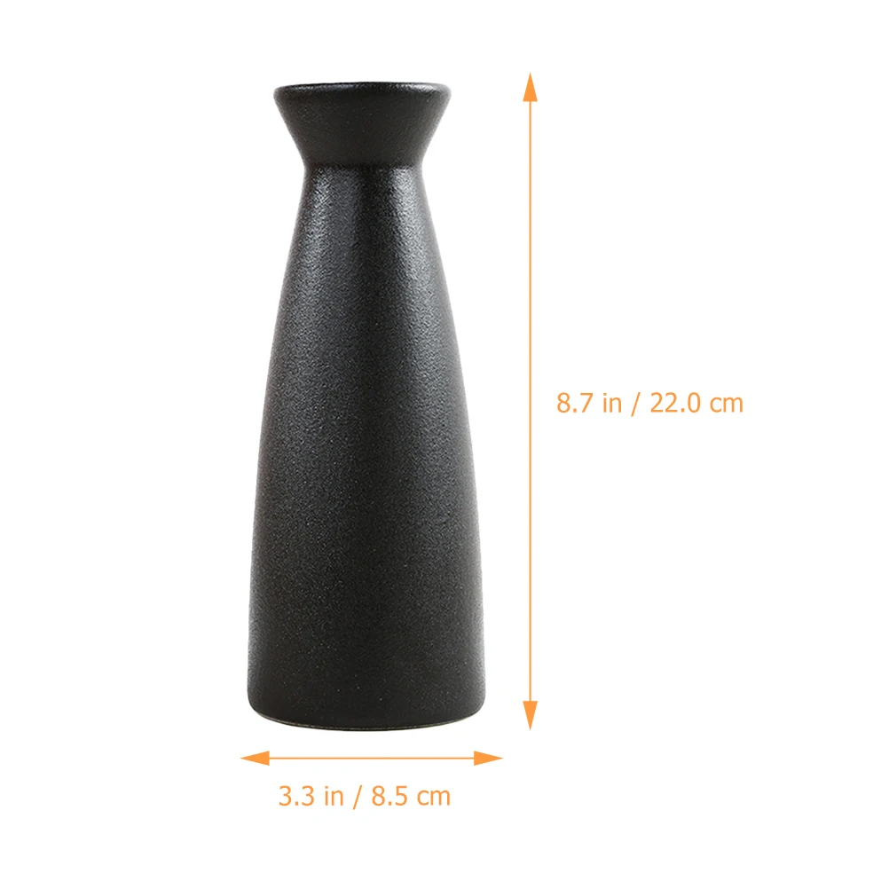 

Ceramic Vase for Home Decor Minimalist Design Smooth Polished Mouth Flower Arrangement Bottle Creative Desktop Ornament