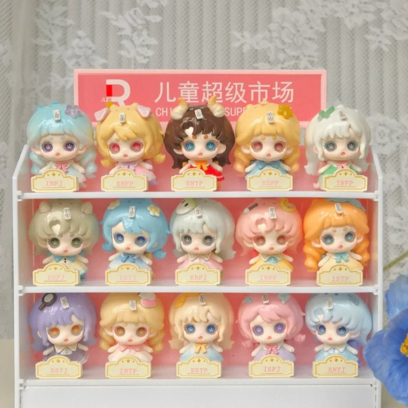 Mini Nowa Seria Keeno Mbti Macey Friends Blind Box Lalki Zabawki Urocze Ozdoby na Biurko Kawaii Prezent Niespodzianka dla Dziewczynki
