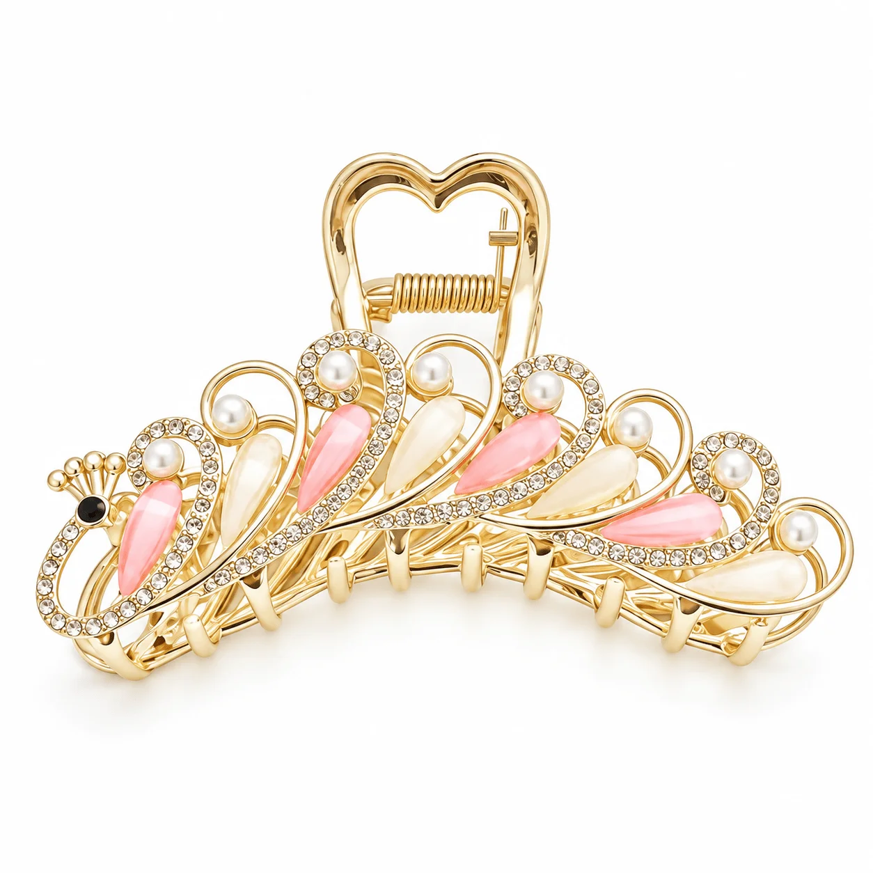 1pcs Fashion Simple Premium Water Diamond Pearl Hair Clip For Women Girls Party Hair Accessories