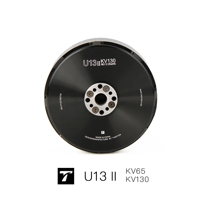 SkyDElU13 II T-MOTOR U-Power Series KV65 KV130 Brushless Motor Outrunner Big Thrust Rc Motor Parts BLDC S Accessories