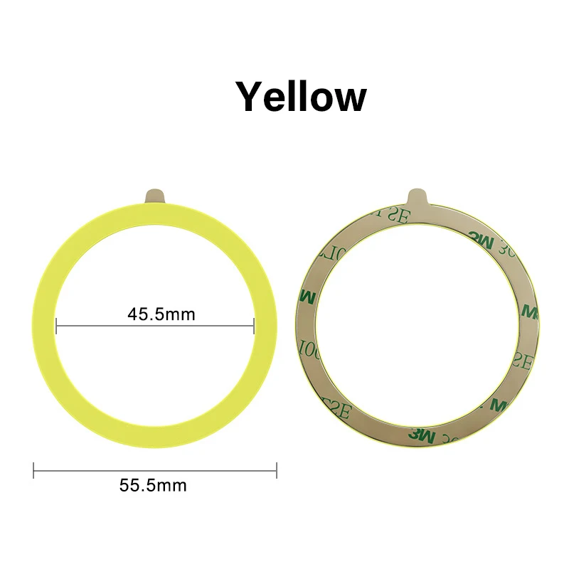 Universeller magnetischer Handy-Ring für Magsafe-Zubehör, Metallaufkleber, kabelloses Ladegerät, Eisenplatte, Blatt für iPhone 12, 13, 14 – Detail 13