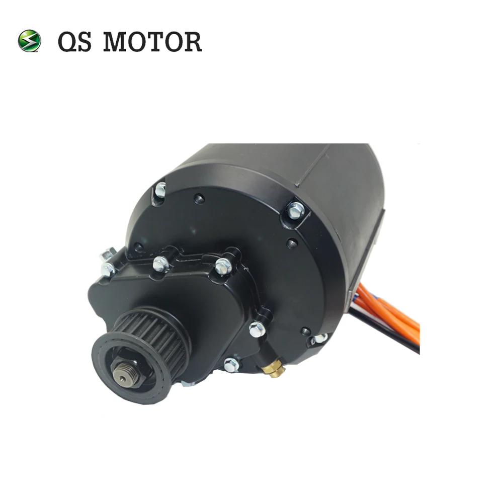 QS MOTOR Liquid Cooled QS138 V3 4000W 90H Mid Drive Motor with Gearbox and Better Temperature Resistance