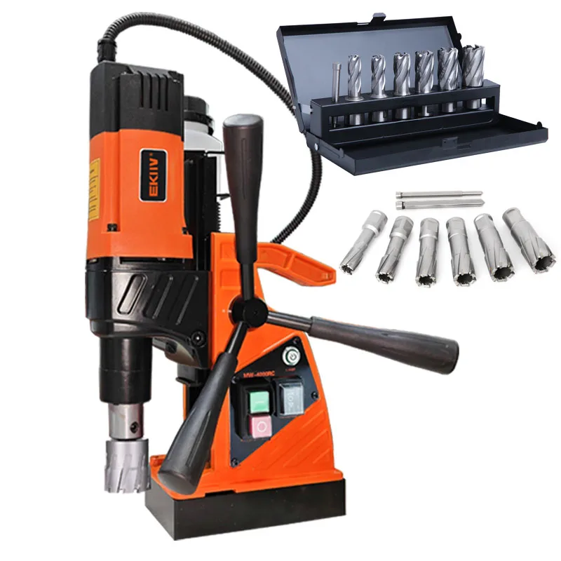 High speed multi-functional base magnetic core drilling machine 690 rpm 40 mm diameter electric drill magnetic drill machine