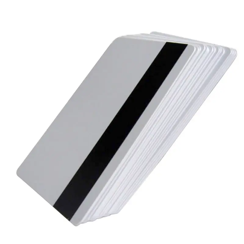 10Pack Blank Gloss Mag Strip 2750 OE PVC ID Cards Sturdy Double Sided Printing for Gym Membership Cards Access Control