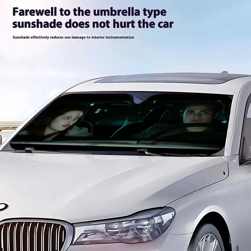 T-Twilight Movie Sun Visor Retractable Car Sun Visor Anti-Glare UV Protection Front Window Sunshade