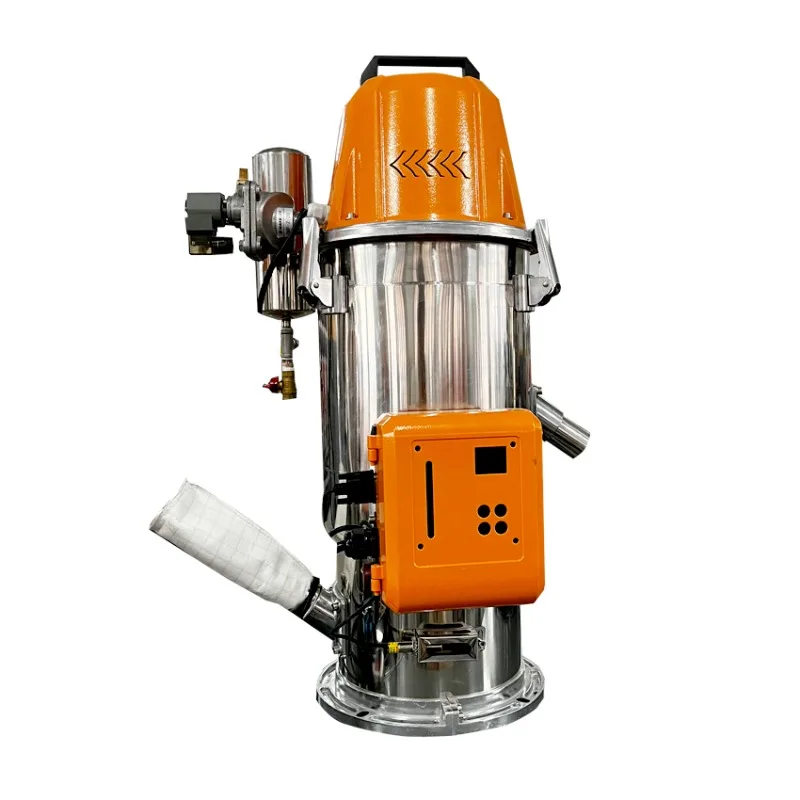 

Industrial small microcomputer controlled automatic vacuum hopper loader plastic particles 100 kg/h