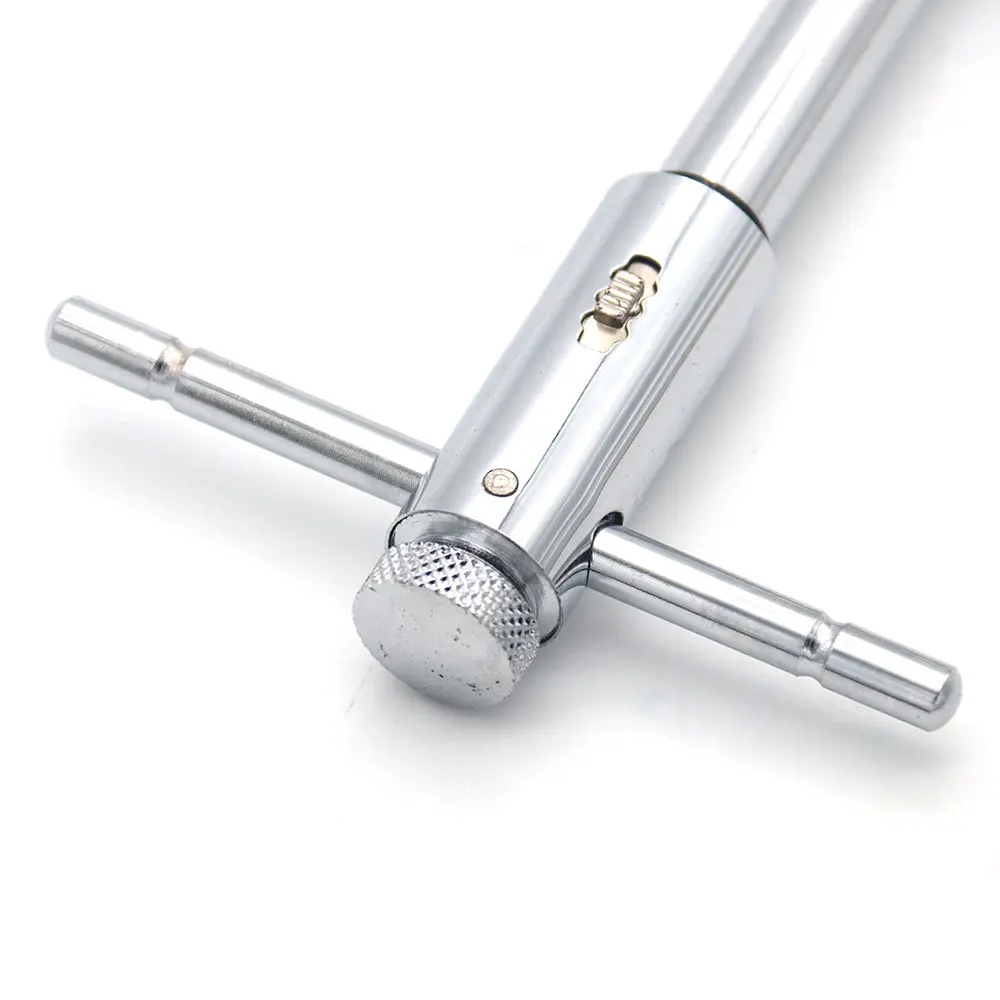 Imagem -02 - Chave de Torneira Ajustável Catraca Chave em Forma t Alongado Torneiras Spanner Lidar com Parafuso Masculino Conjunto Extrator Manual Mão Ferramenta M3-m12