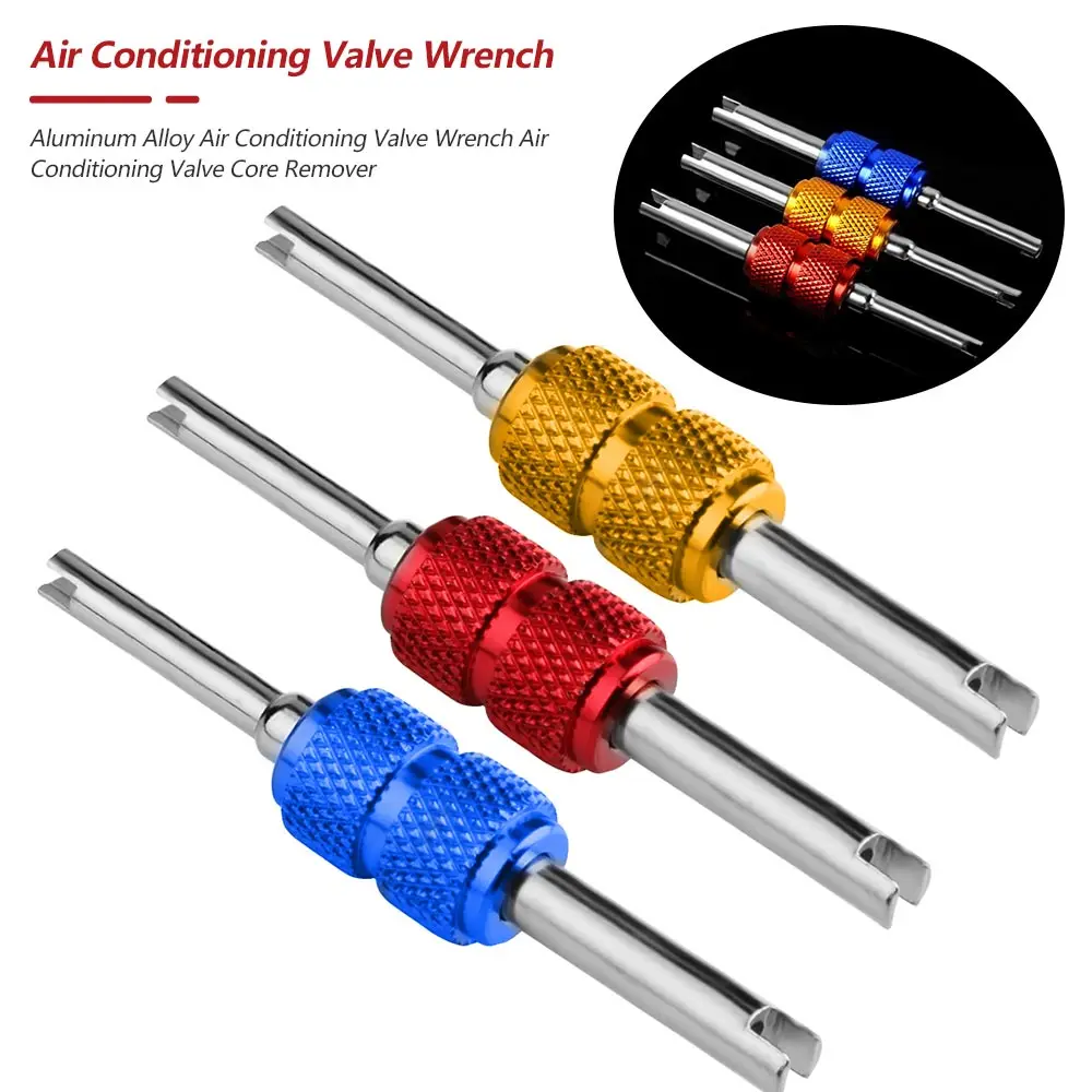 2/1Pcs Car Air Conditioner Valve Wrench Removal Installer Tool Anti-corrosion Car Air Conditioning Valve Core Remover Tools