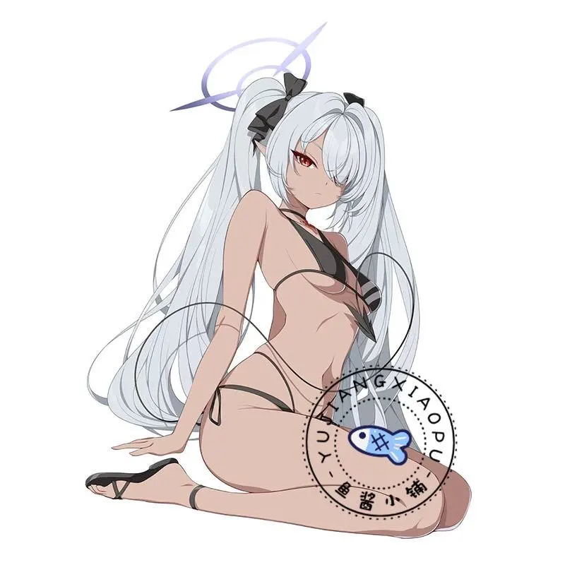 15cm Anime Blue Archive Shiromi Iori Swimsuit Acrylic Stand Figure Model Plate Cosplay Role Props Collection Desktop Decor