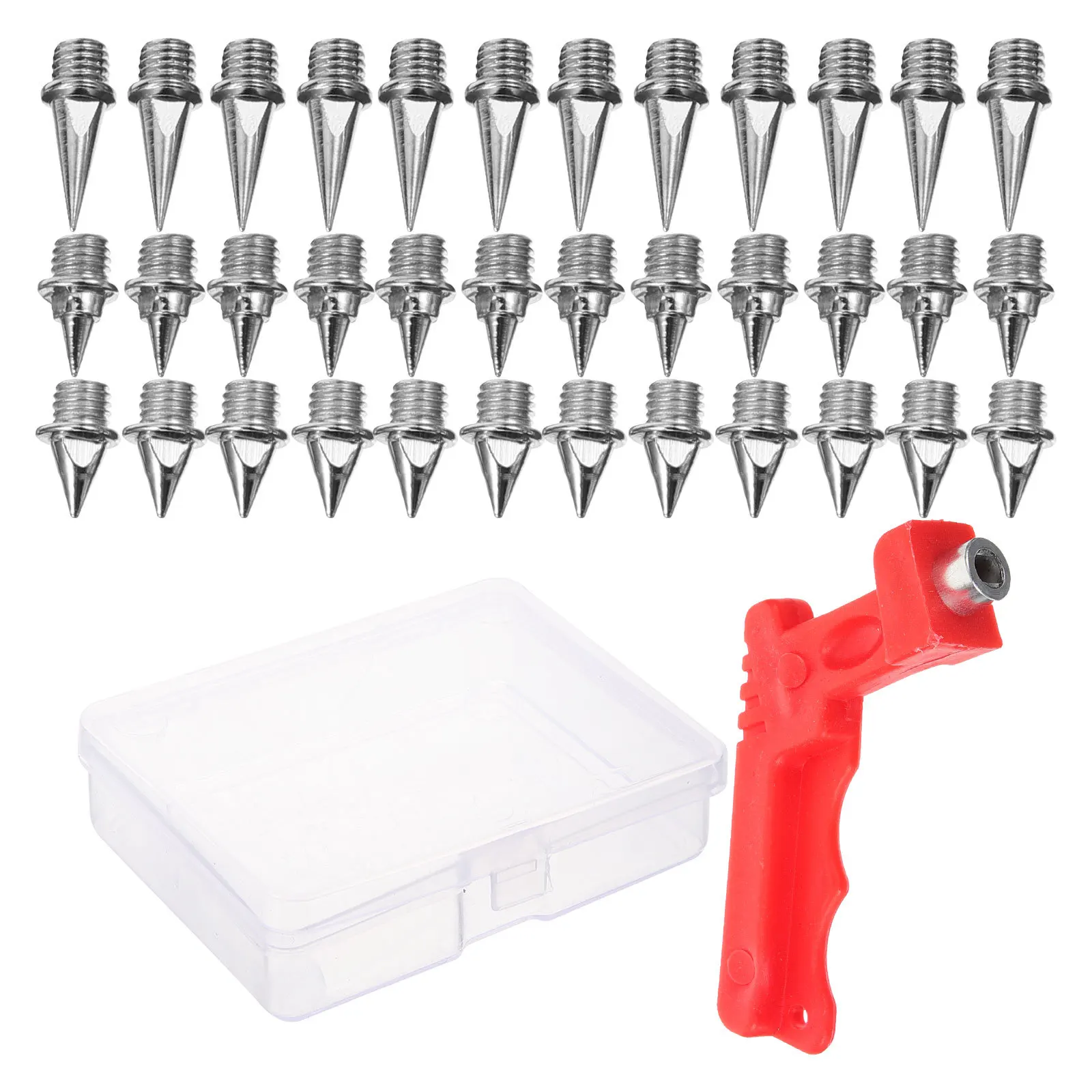 1Set Paku Sepatu Logam Pengganti Paku Lompat yang Dapat Diganti untuk Latihan Lari Paku untuk Sepatu