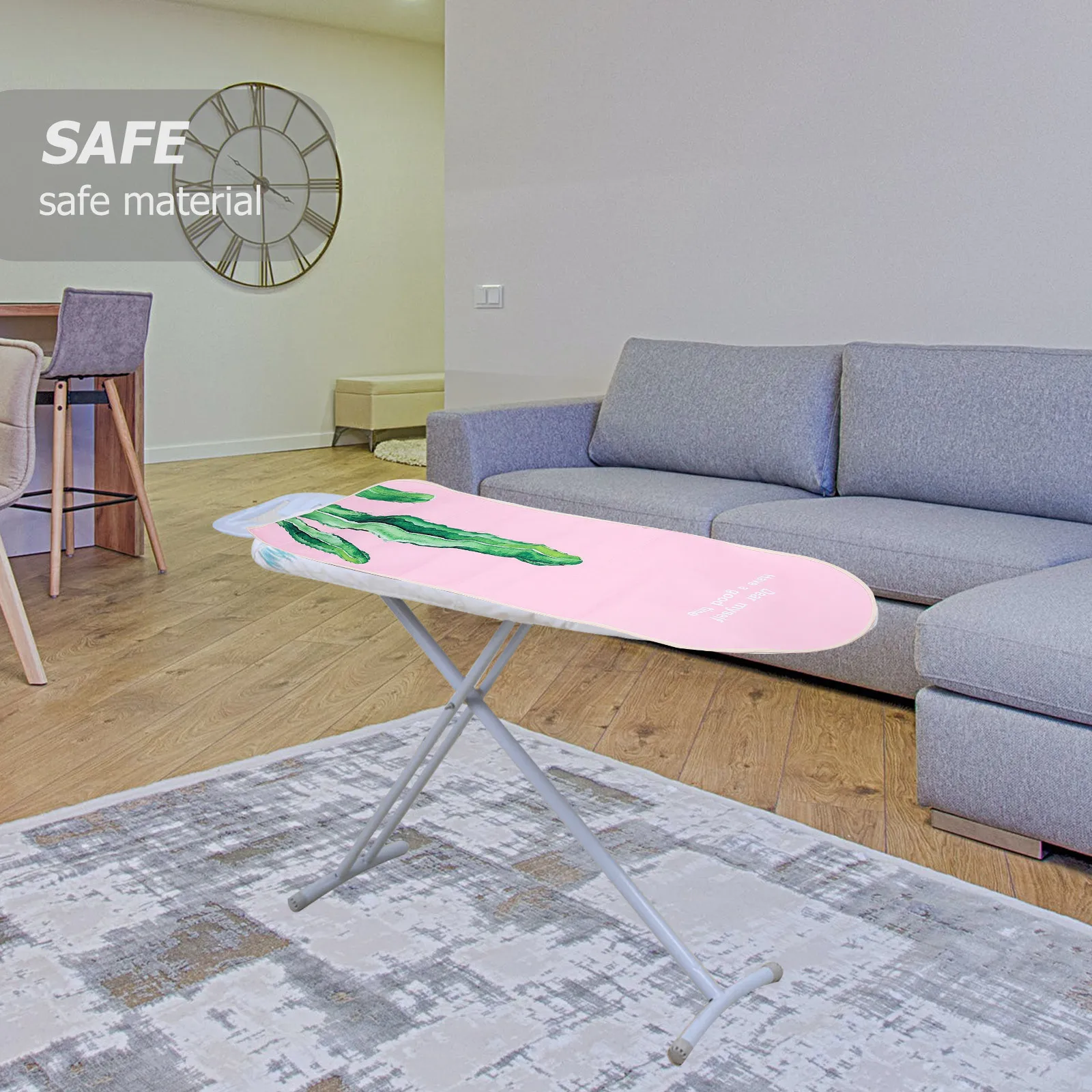 

Ironing Board Cover Cactus Pattern Heat Resistant Insulation Pad Large Digital Print Replacement Cover Sheet