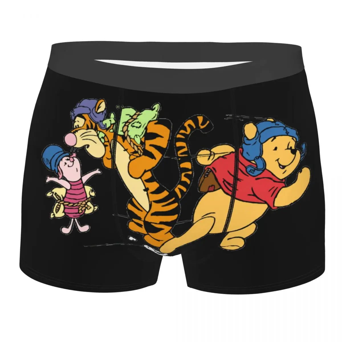 

Нижнее белье My Friends Tigger Pooh на заказ, мужские шорты-боксеры с мультяшным принтом, трусы, дышащие трусы