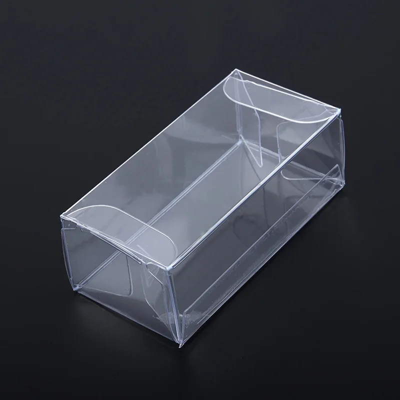 50 PCS Display Clear Box Fit for 1:64 PVC Transparent Action Figures Model Car Toy Protection Storage Dust Proof Show Case