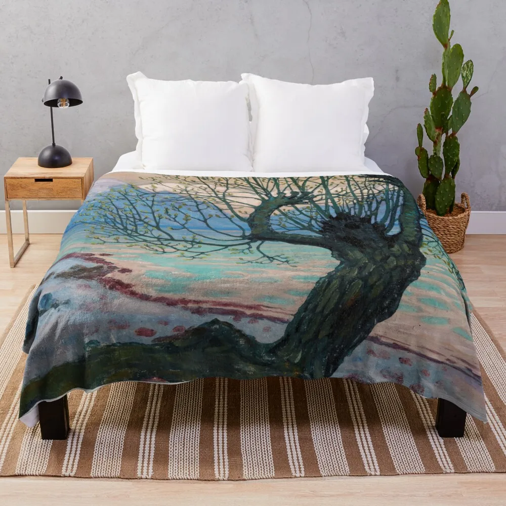 

Nikolai Astrup Throw Blanket Vintage Baby bed plaid Blankets