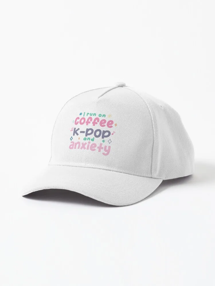 Coffee, K-pop, Anxiety Cap For Unisex Adult Outdoor Casual Sun Baseball Caps New Fashion Hat