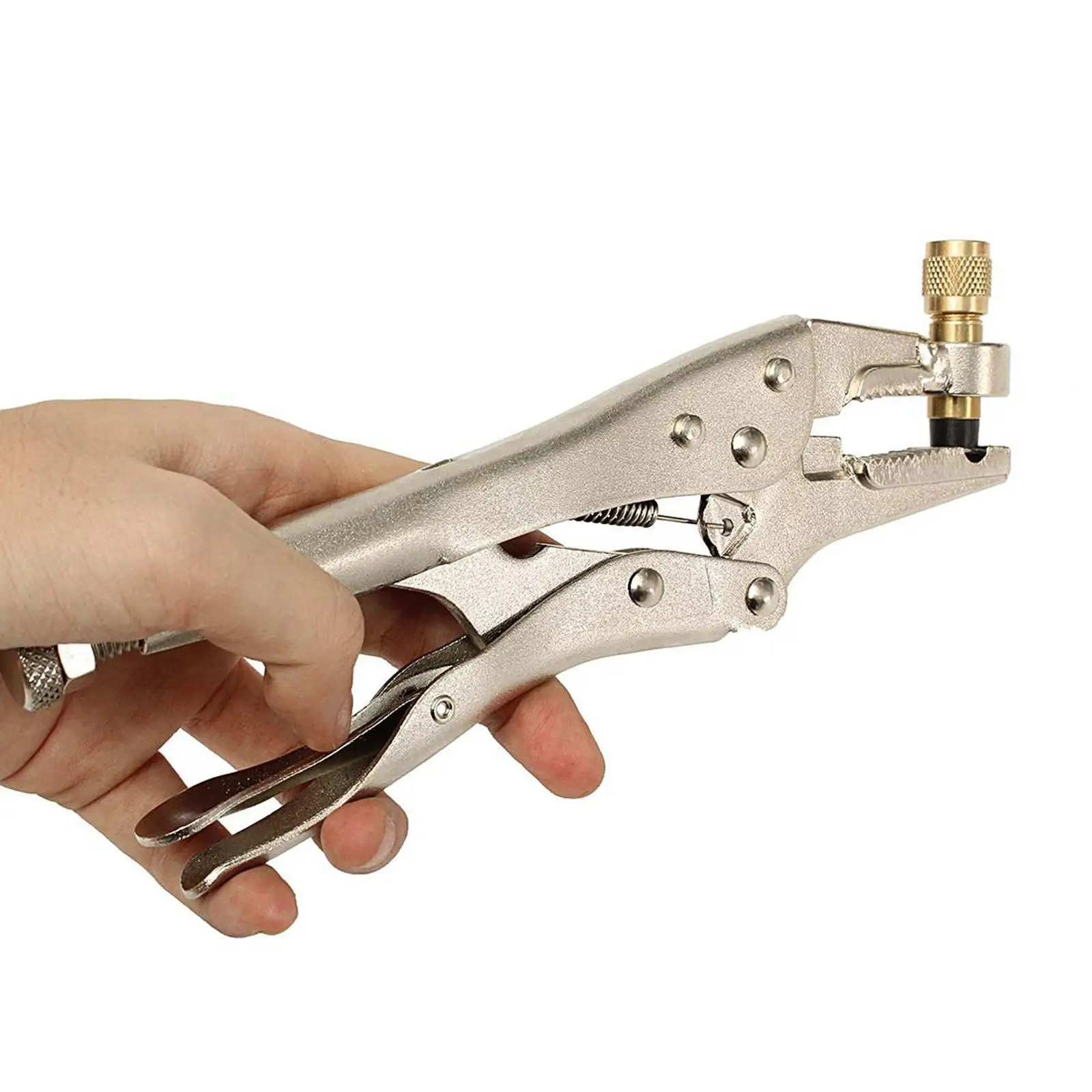 Air Conditioner Refrigeration Tube Plier Hand Tool w/1/4 inch SAE Interface, Improve work efficiency.